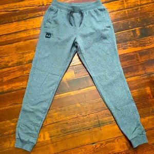 Gray Under Armour jogger sweat pants